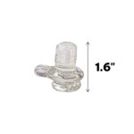 Clear Quartz Sphatik Shivling - 35-40gm | 1.6 inch - Image 2