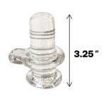 Clear Quartz Sphatik Shivling - 150-160gm | 3.25 inch - Image 2