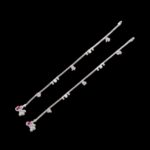 Pair of Silver Anklets | 10.5 inch Silver Anklets for Adults | Chandi ki Payal - Image 2
