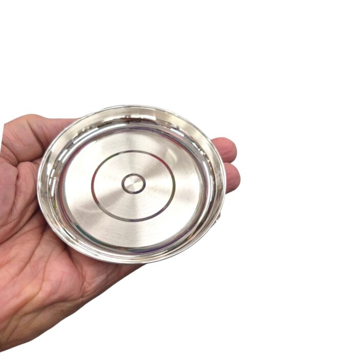 Pure Silver Plate | 9cm pure silver Plate - Image 3