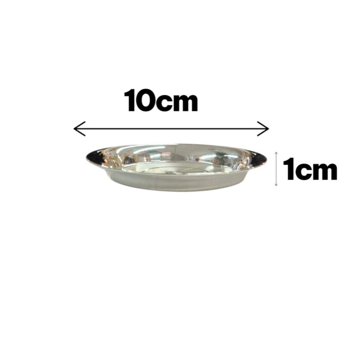 Pure Silver Plate | 10cm pure silver Plate - Image 5