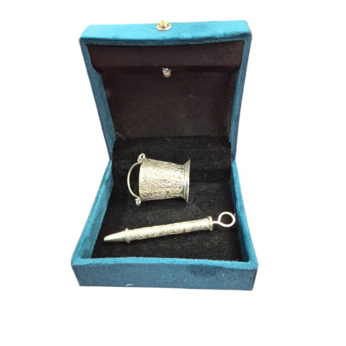 925 Sterling Silver LADDU GOPAL Balti Pichkari - 3.5cm - Image 6