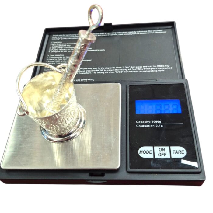 925 Sterling Silver LADDU GOPAL Balti Pichkari - 3.5cm - Image 8