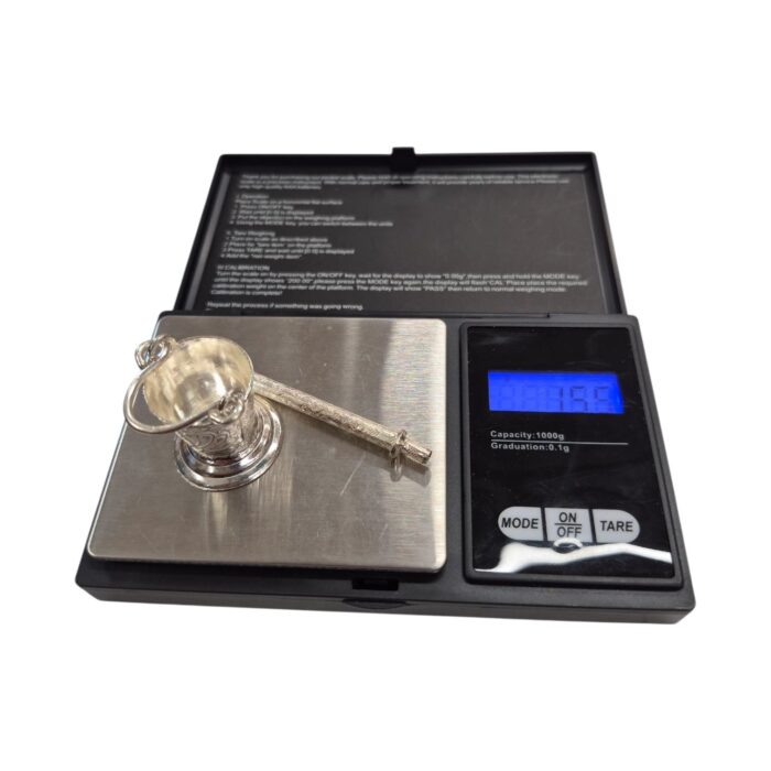 925 Sterling Silver LADDU GOPAL Balti Pichkari - 2.5cm - Image 8