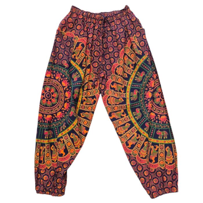 Boho cotton pajama lounge pants for women