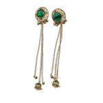 Aura Party Wear Ghunghroo Stud Earrings with jhumki - Image 4