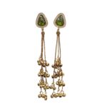 Aura Party Wear Ghunghroo Stud Earrings - Image 4