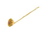 Traditional Rajasthani Borla - Gemstones | Maang Tikka - Image 3