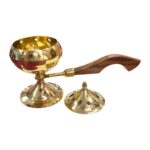 Brass Incense Burner | Brass Sambrani Burner - Size 2 - Image 5