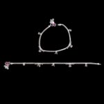 Pair of Silver Anklets | 10.5 inch Silver Anklets for Adults | Chandi ki Payal - Image 5