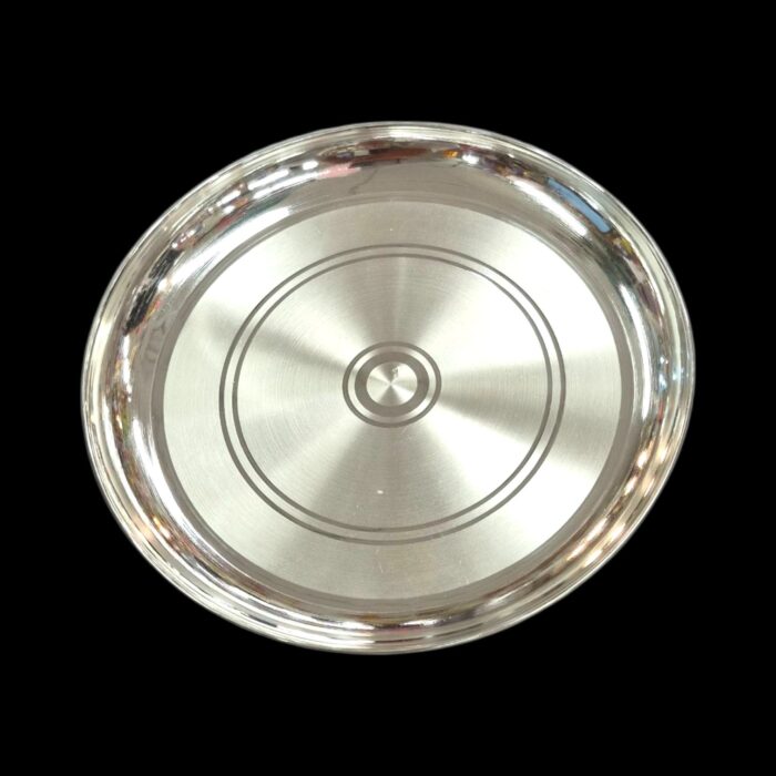 Pure Silver Plate | 16.5cm pure silver Plate - Image 2