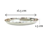 Pure Silver Plate | 16.5cm pure silver Plate - Image 4