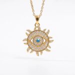 Anti tarnish jewelry evil eye necklace | Gift for women