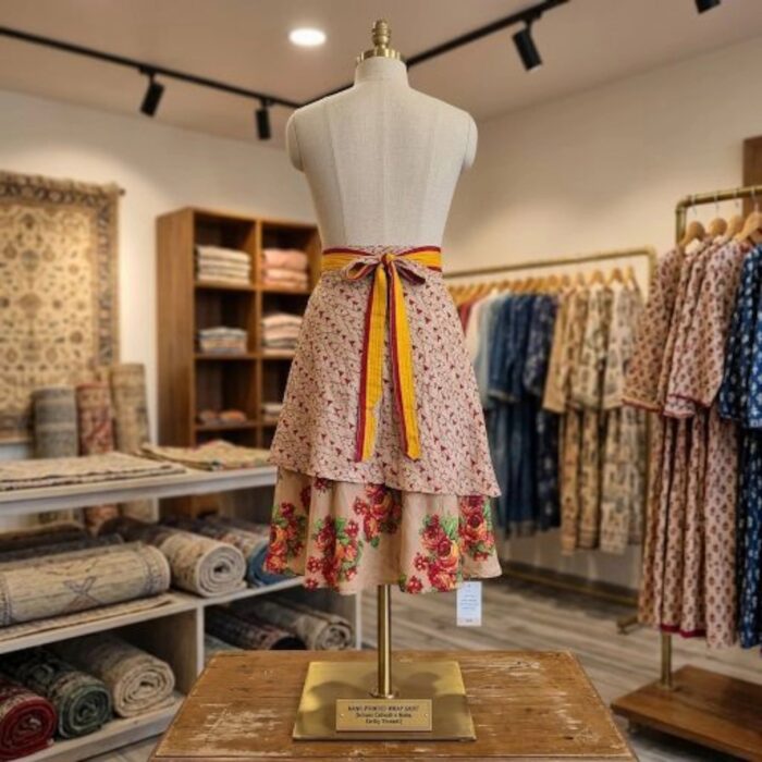 Reversible Two Layer Wrap Around Skirt - Image 3