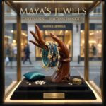 Elegant Peacock Blue Clear Glass Bangles with Kashmiri Ghungroo Set