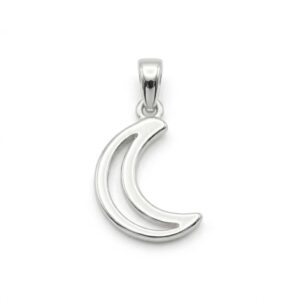 Half moon Pendant | 925 Sterling Silver