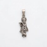 Pure silver Krishna Pendant | Unisex religious pendant