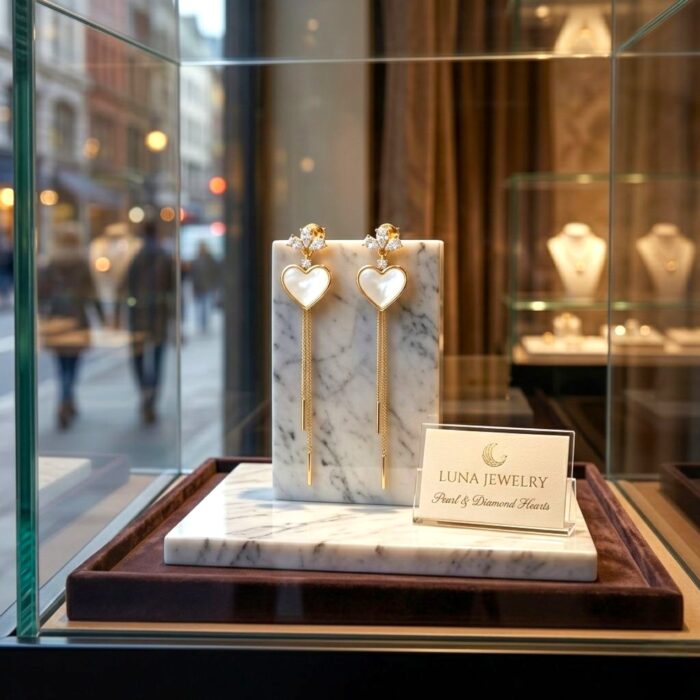 Lightweight gold plated trendy anti tarnish earrings