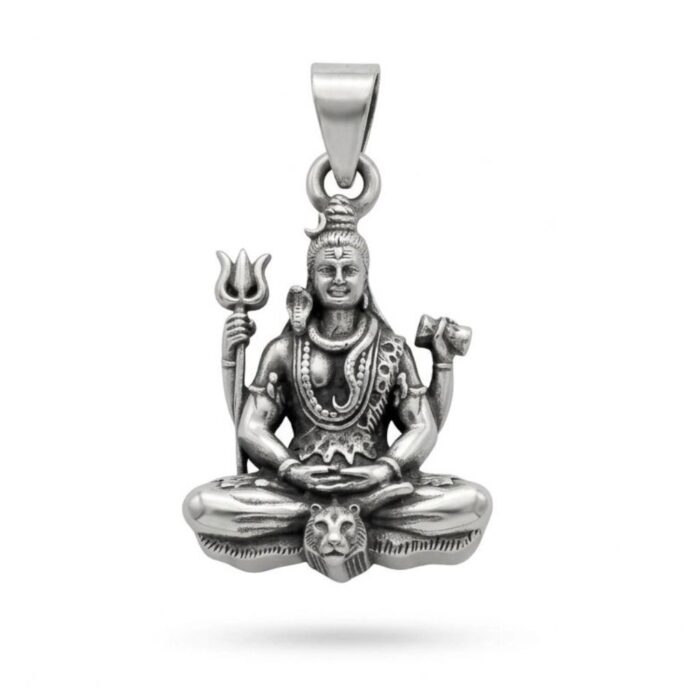 Shiva Silver Pendant | 925 sterling silver