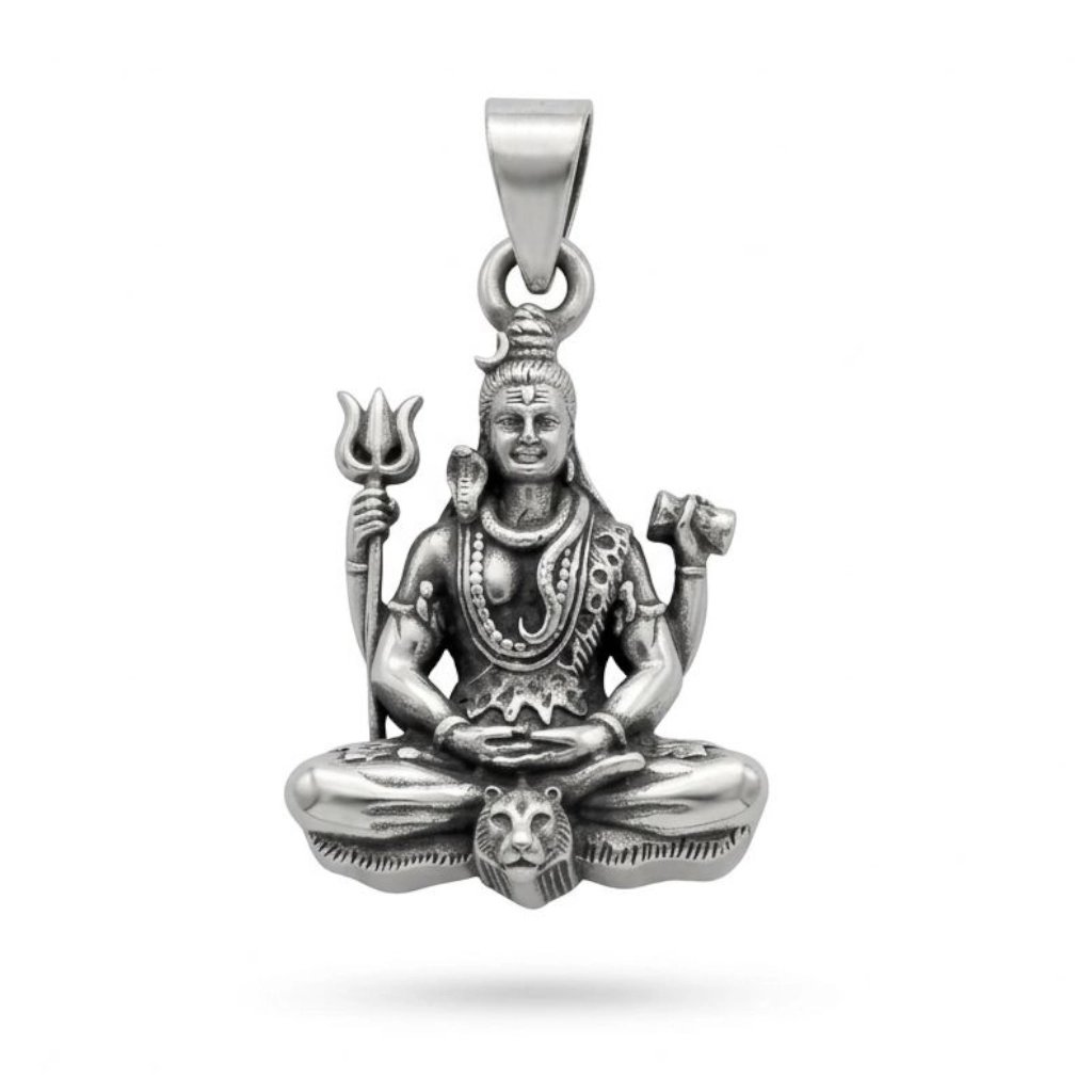 Shiva Silver Pendant | 925 sterling silver Shiva Silver Pendant | 925 sterling silver
