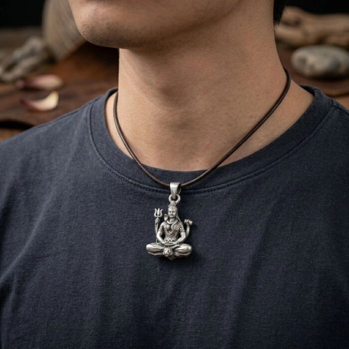 Shiva Silver Pendant | 925 sterling silver - Image 6