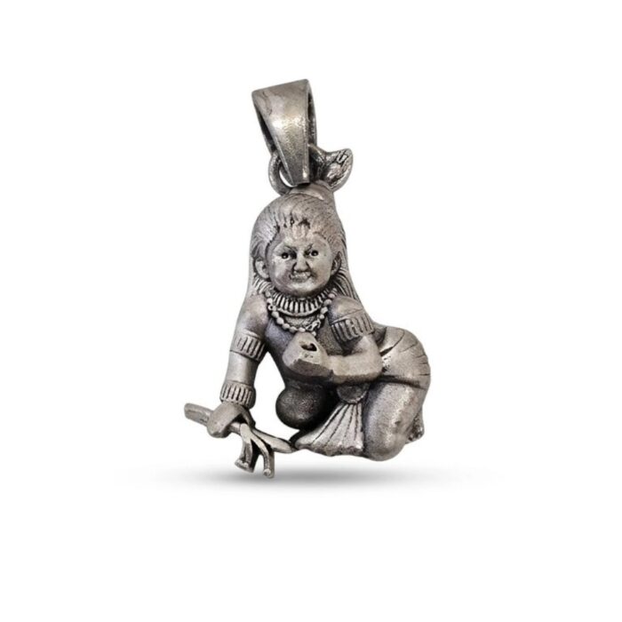 Baby Krishna Silver Pendant | 925 Sterling silver