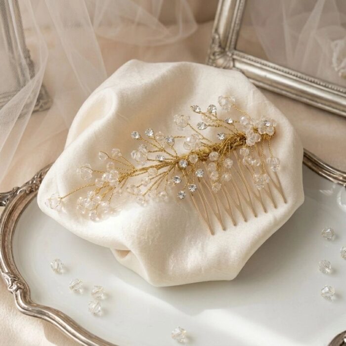 Royal Crystal and Cz stones in your Hair Accessory