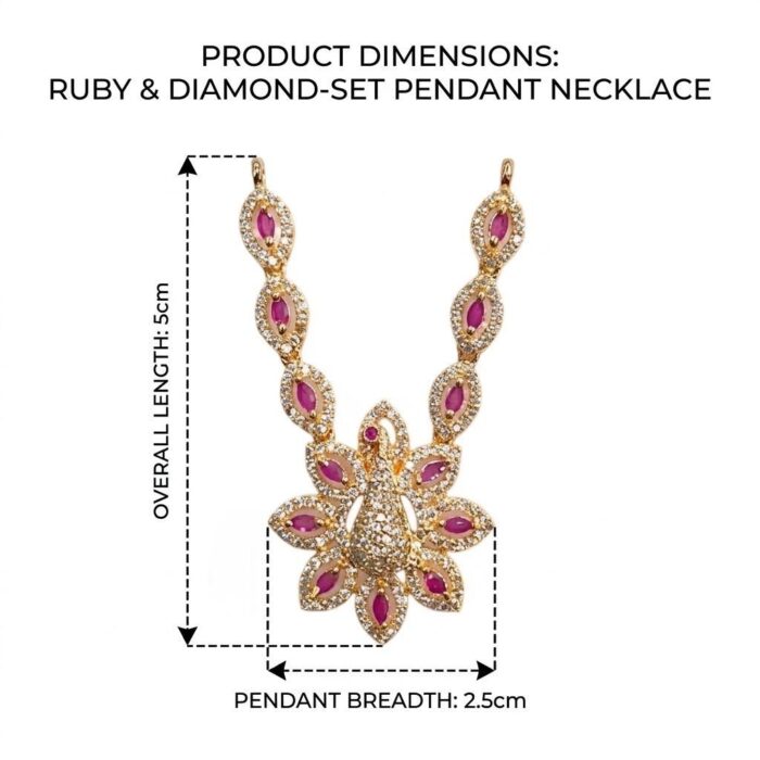 AD Stone Necklace for Laddu Gopal - Image 5