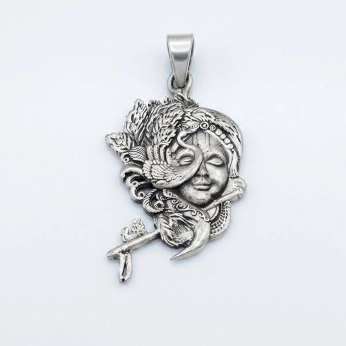 925 sterling silver Krishna Pendant