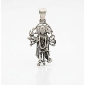 Panchmukhi Hanuman silver pendant