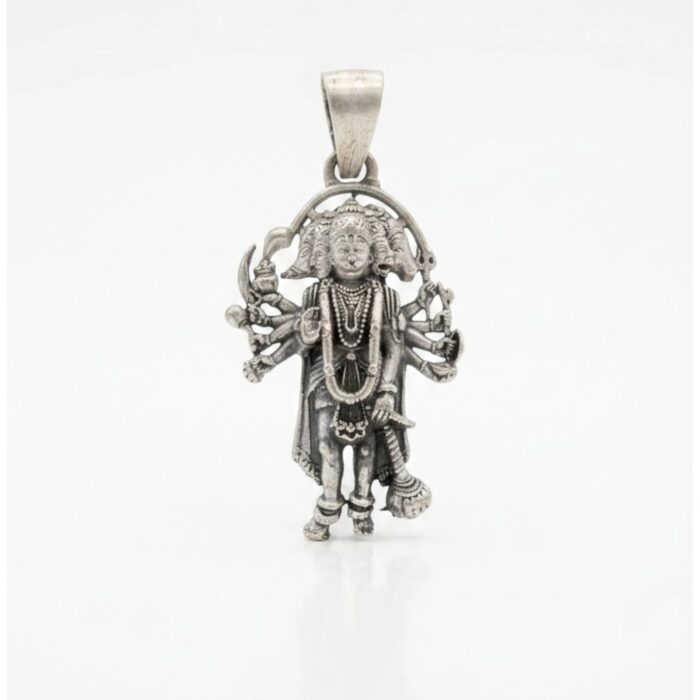 Panchmukhi Hanuman silver pendant