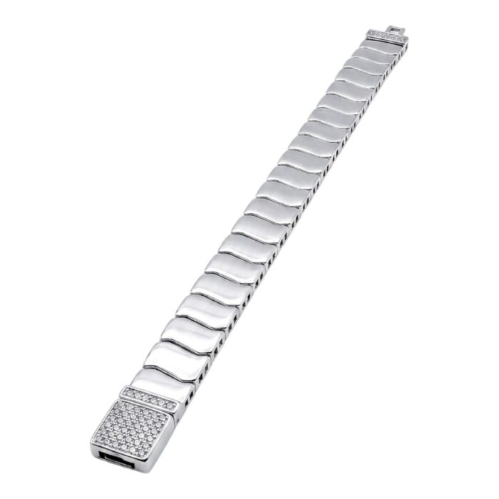 925 Sterling Silver Chain Bracelet for Men - Image 4