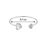 Dimensions of the Silver bracelet for women