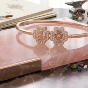 Rose Gold finish bracelet - 925 Sterling silver