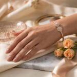 925 sterling silver Bracelet with Jarkin stones | Rose Gold finish