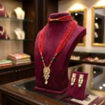 Necklace with earrings | Kundan Pendant Necklace and Earring Set - Image 2