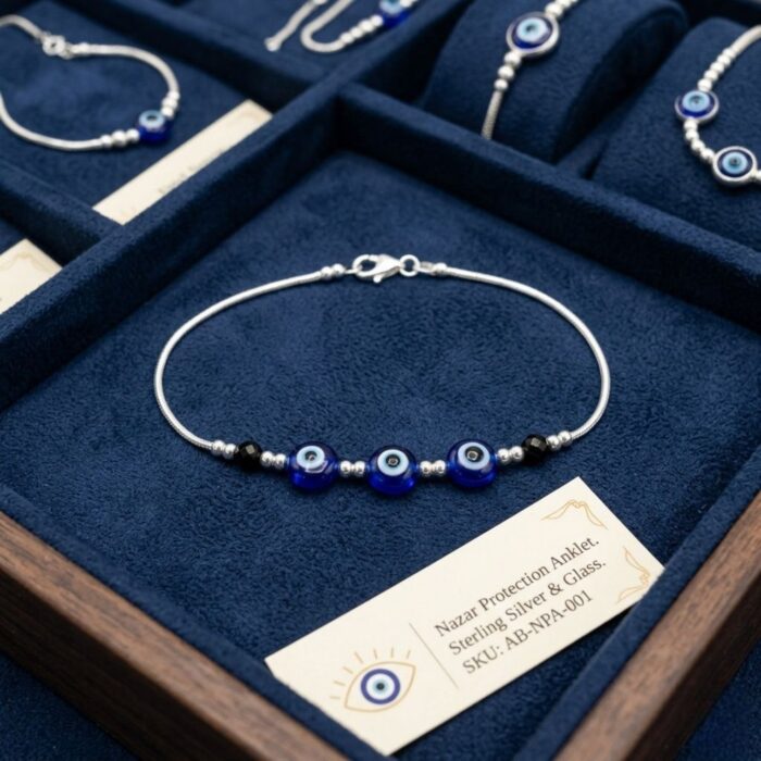 925 Sterling Silver Anklet | Single Anklet for Adults - 10 inch - Image 2