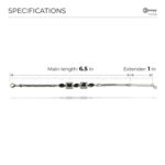 925 Sterling Silver - Black Onyx Bracelet  | Gift for her - Image 4