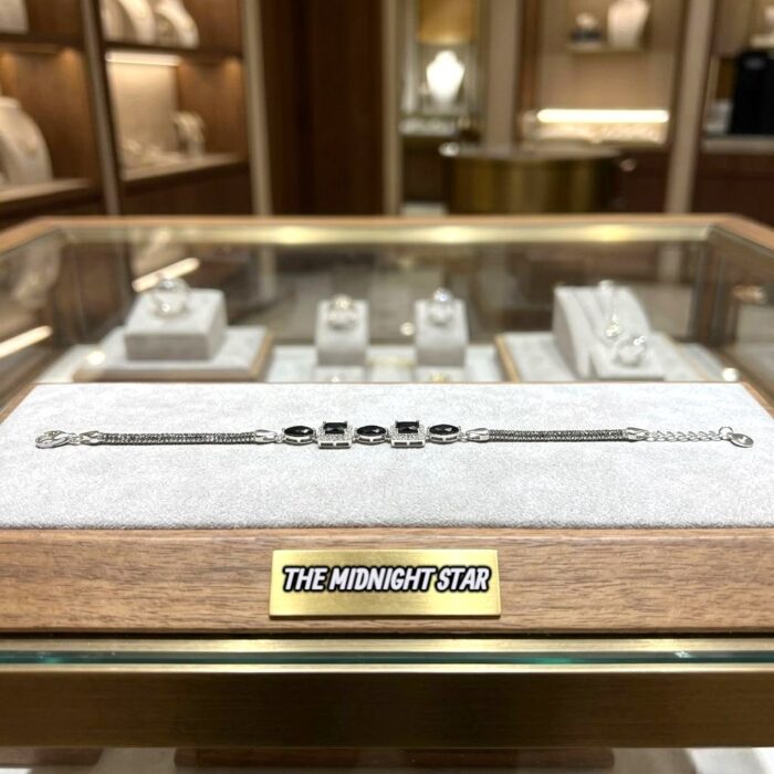 925 Sterling Silver - Black Onyx Bracelet  | Gift for her - Image 2