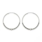 925 Sterling Silver - 4cm - Hoop Earrings - Image 6