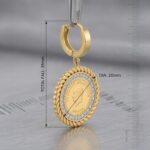 Anti Tarnish Coin Earrings | Stylish Everyday Jewelry - Image 3