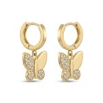 Anti Tarnish Butterfly Earrings | Stylish Everyday Jewelry