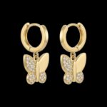 Anti Tarnish Butterfly Earrings | Stylish Everyday Jewelry - Image 4