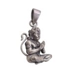 Sterling Silver Hanuman Pendant | 925 Pure Silver