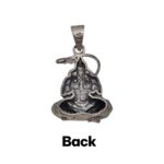 Stamped 925 sterling silver Hanuman pendant
