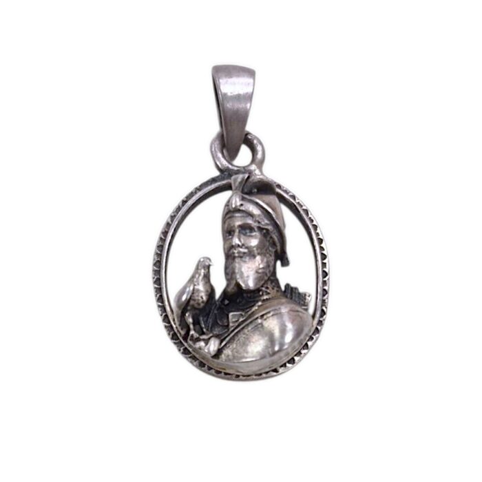 Pure silver Gobind Singh ji Pendant | 925 Sterling Silver