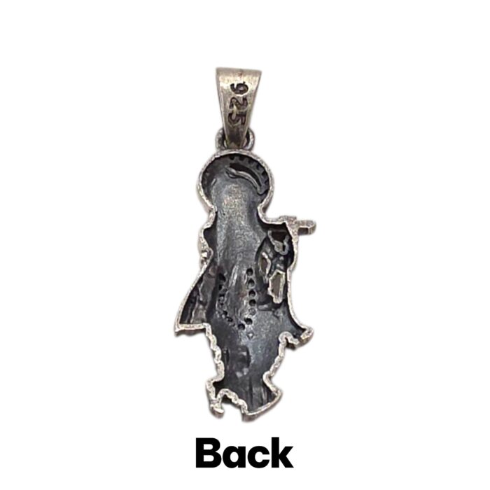 Back side view of Shri Krishna Pendant