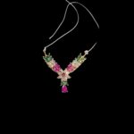 Exclusive AD Stone Necklace for Laddu Gopal Shringar - Image 3