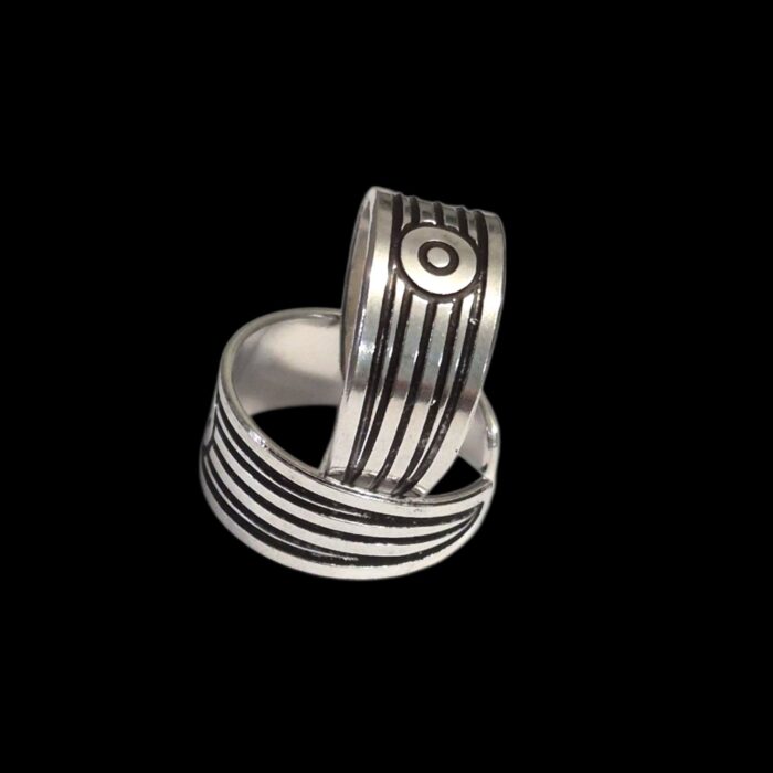 Pair of Pure Silver Toe Rings | Adjustable Toe rings - Image 3