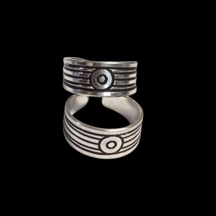 Pair of Pure Silver Toe Rings | Adjustable Toe rings - Image 5